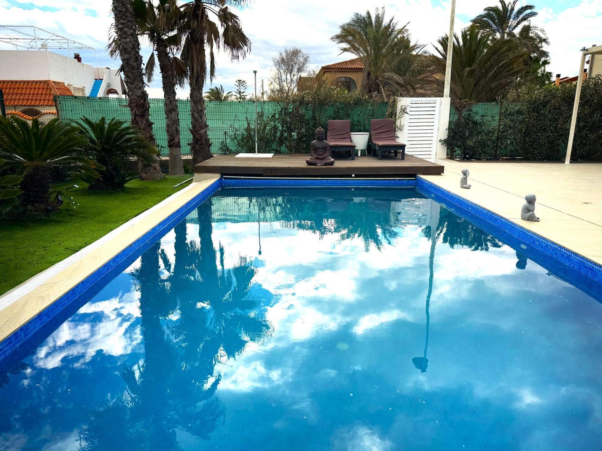 Casa Del Mar, Piscina Privada Frente Al Mar Villa Cullera Bagian luar foto
